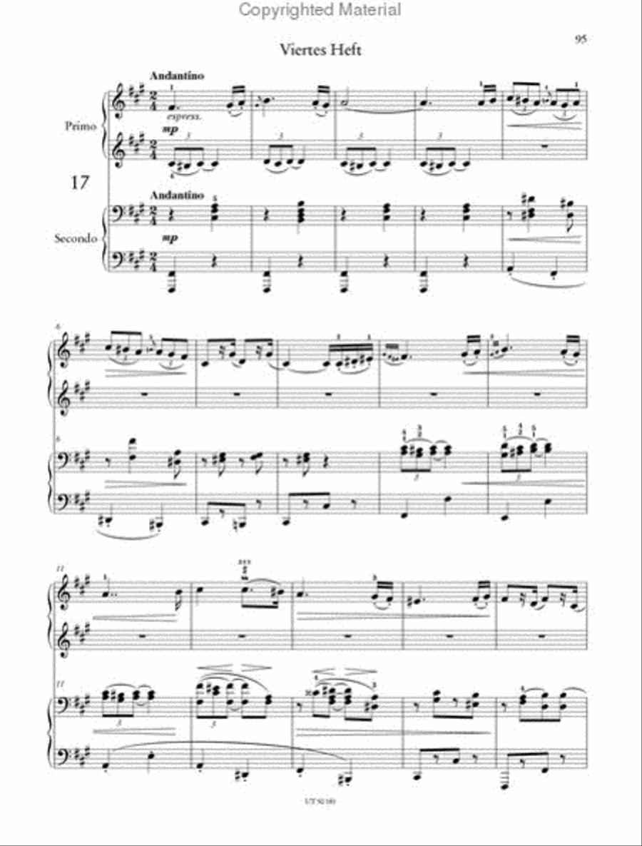 Hungarian Dances for piano, 4-hands Chamber Music scores gallery preview page 5