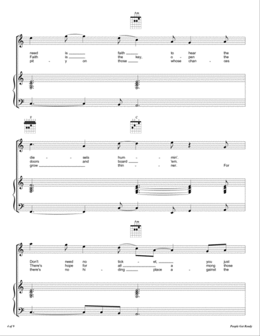 People Get Ready Voice scores gallery preview page 5
