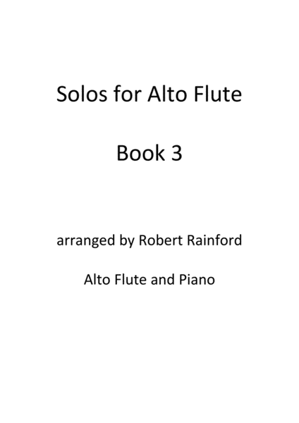 Solos for Alto Flute Book 3 by Various Flute Solo - Digital Sheet Music