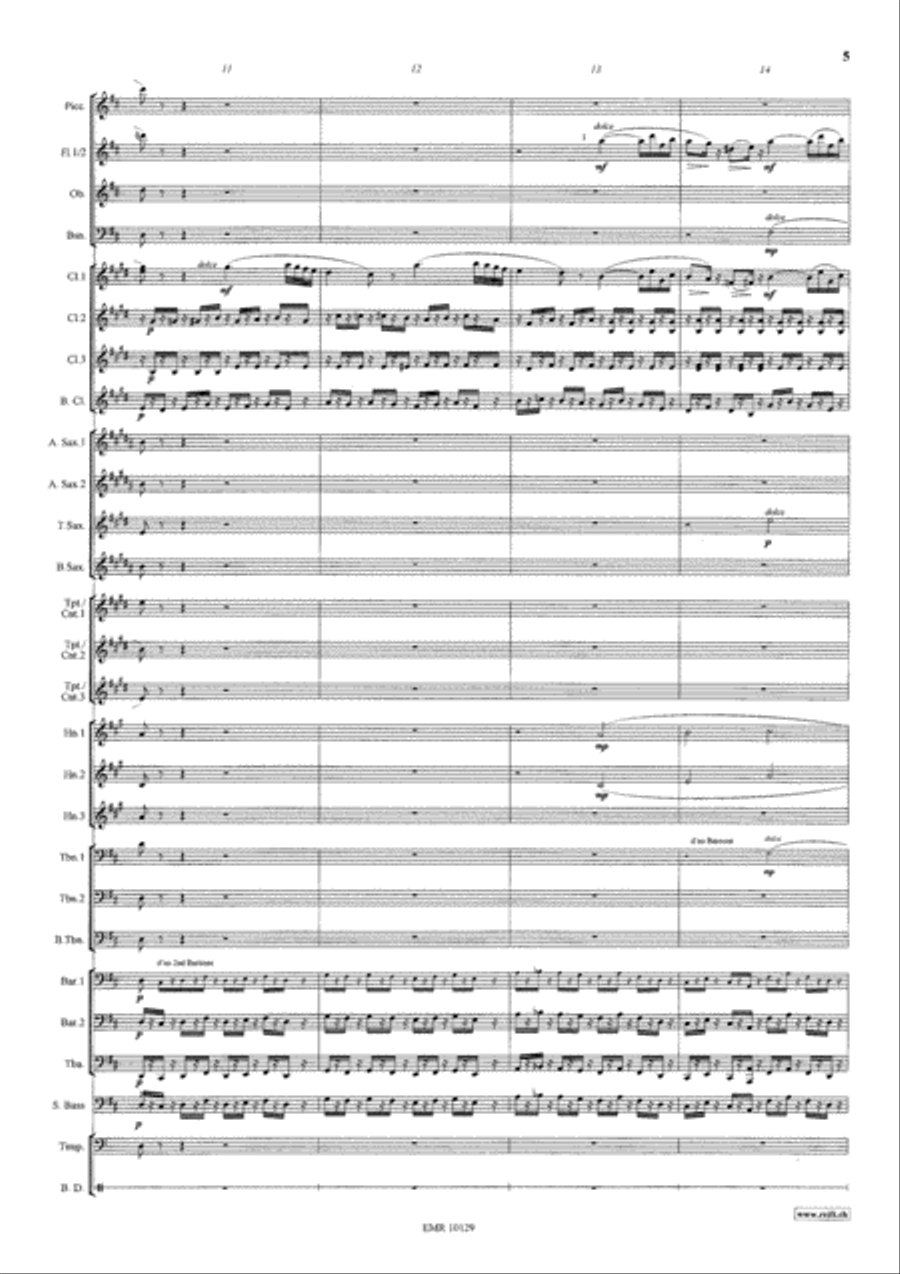 The Barber Of Seville Concert Band scores gallery preview page 6