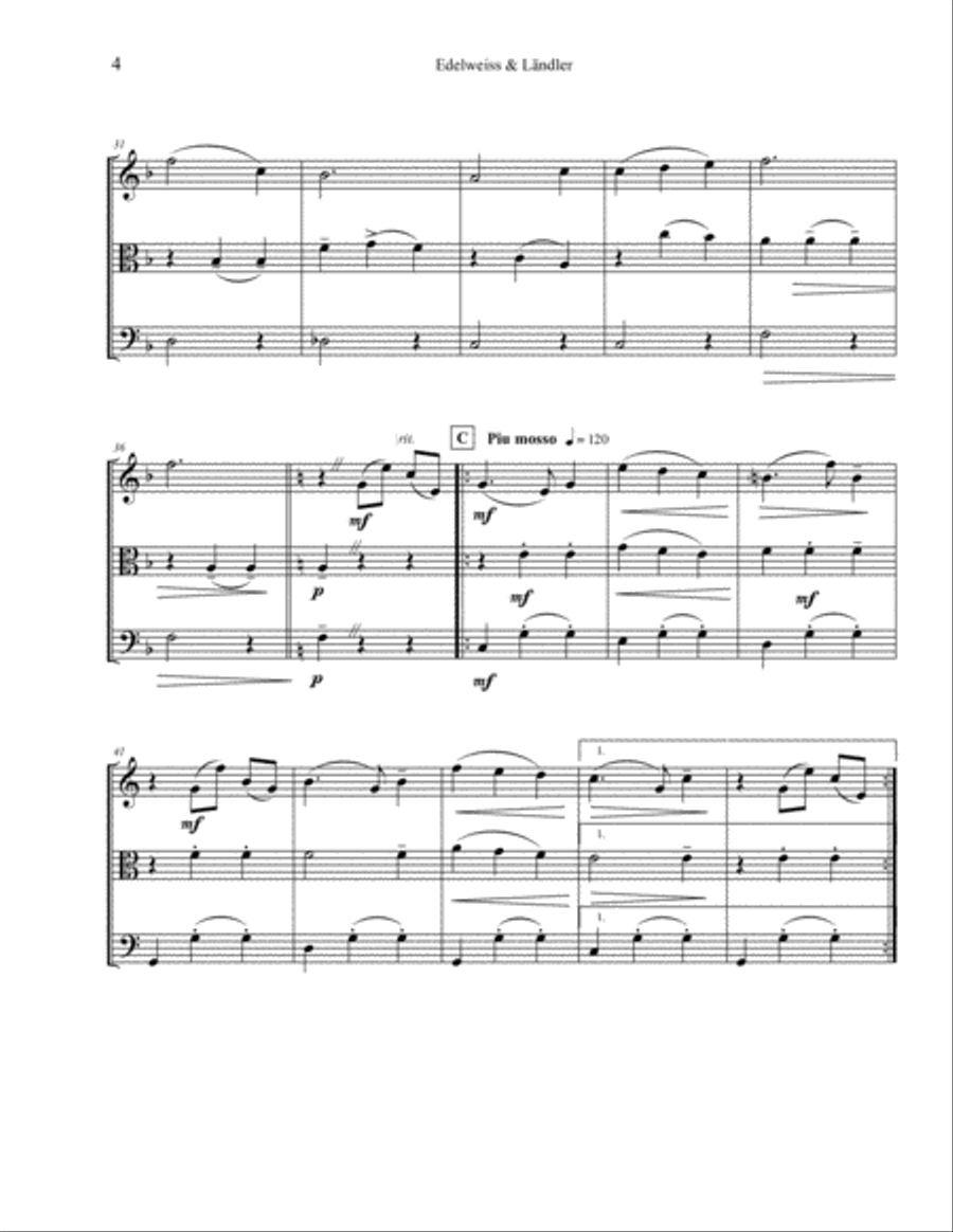 Edelweiss String Trio scores gallery preview page 4