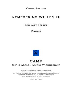 Remembering Willem B - drums