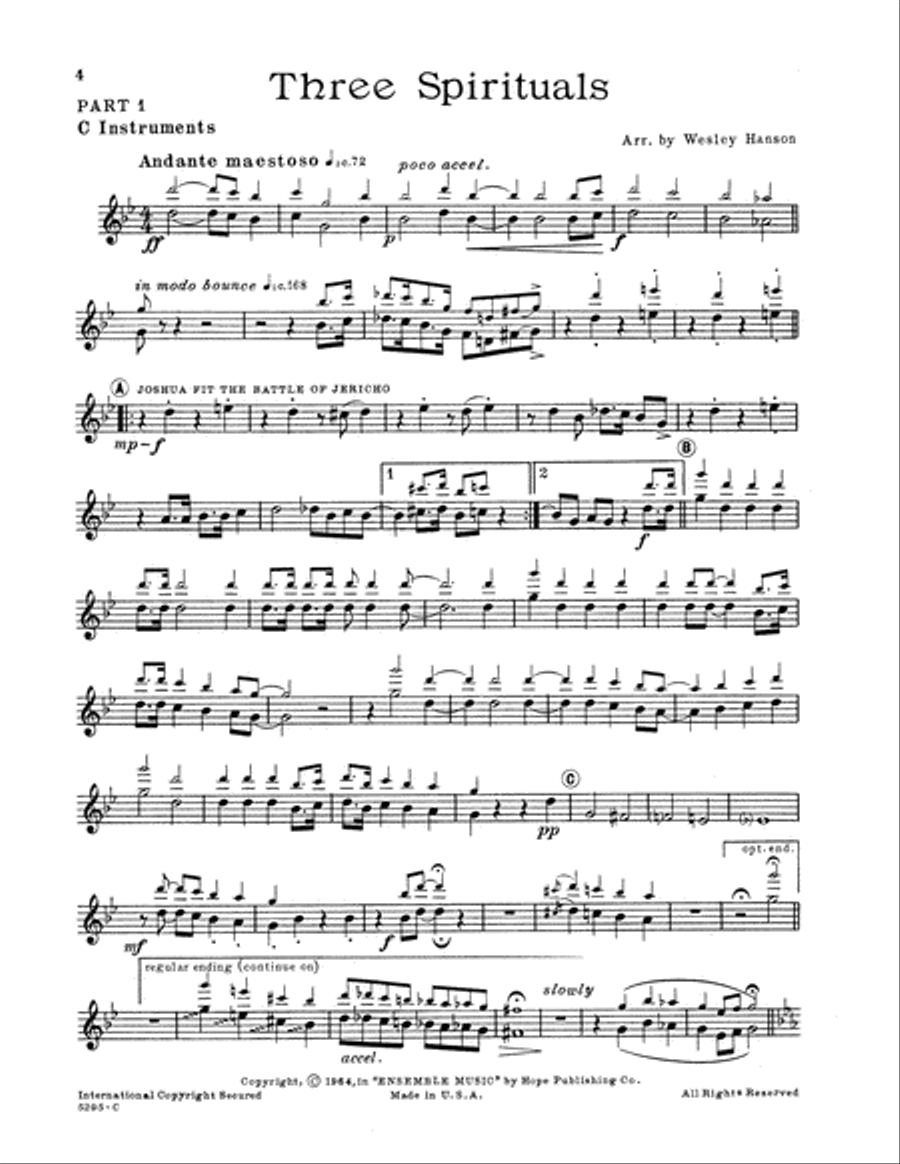Ensemble Music for Church and School Part scores gallery preview page 6