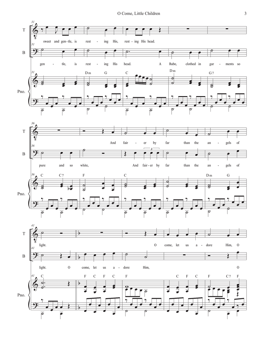O Come, Little Children (with 