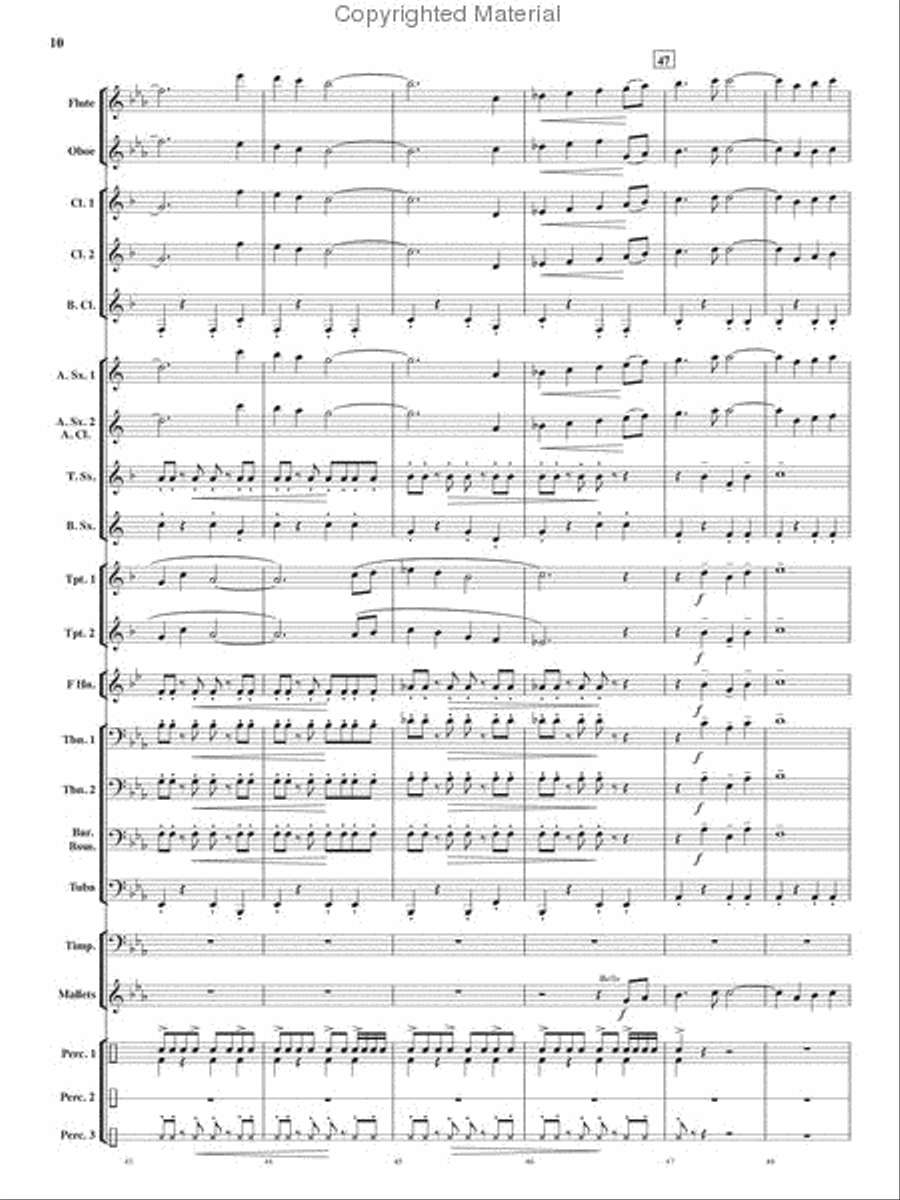 Stargazer Concert Band scores gallery preview page 9