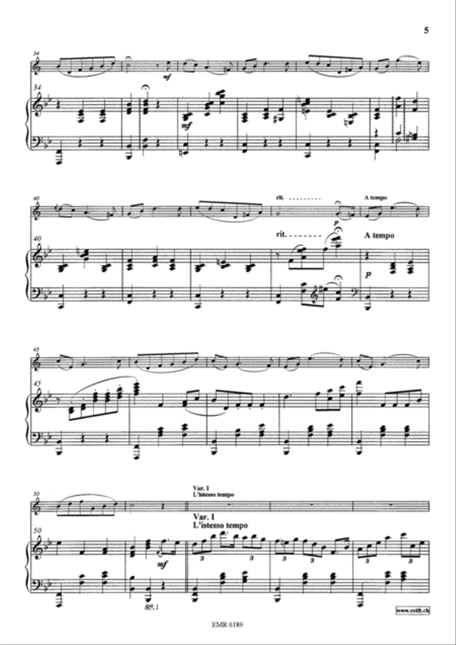 Variations On The Tyrolienne Cornet scores gallery preview page 16