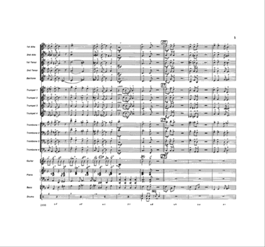 Gospel John Jazz Ensemble scores gallery preview page 5