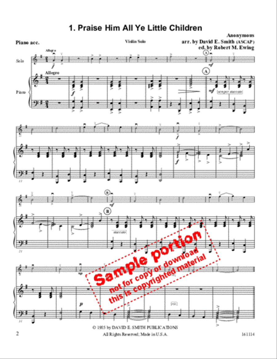 Young Cello Soloist Flute scores gallery preview page 2