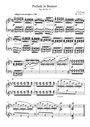 Prelude in B minor Op. 49 No. 15