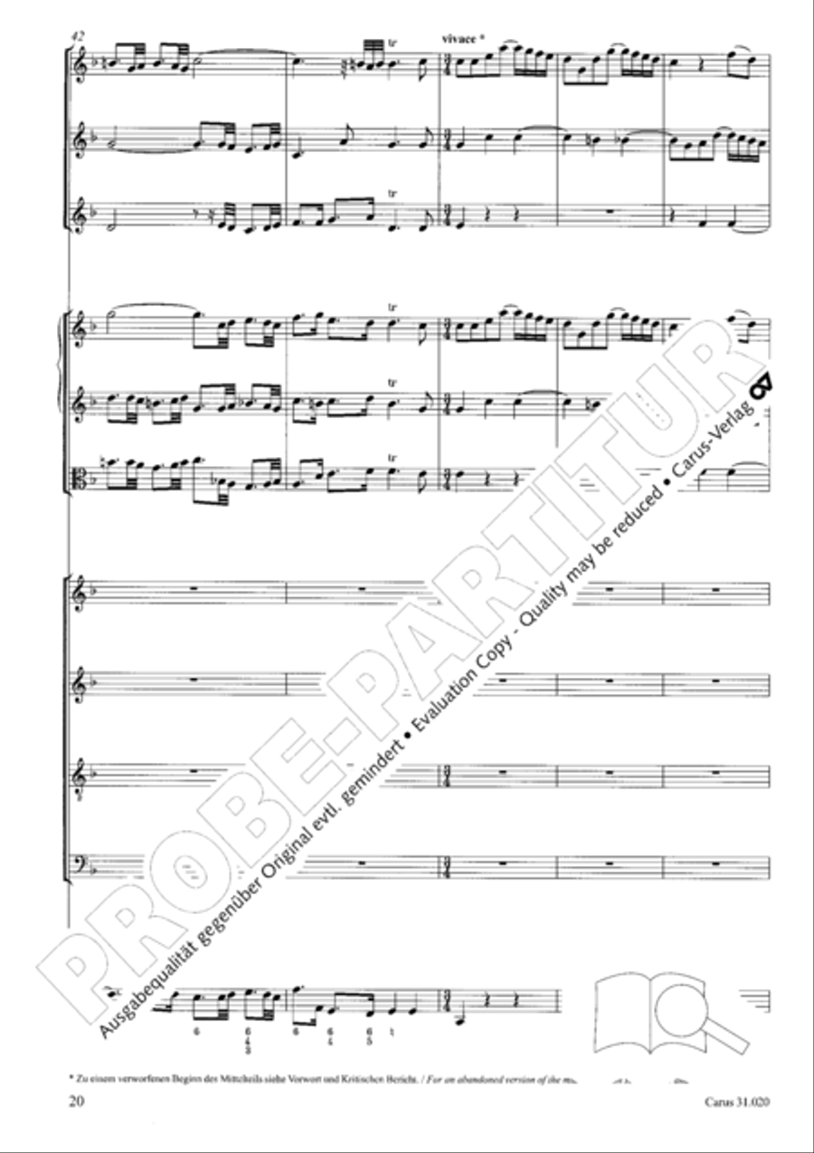 Eternity, thou thundrous word (O Ewigkeit, du Donnerwort) ATB scores gallery preview page 21