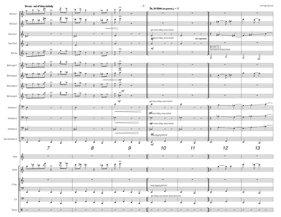 Too High Large Ensemble scores gallery preview page 3