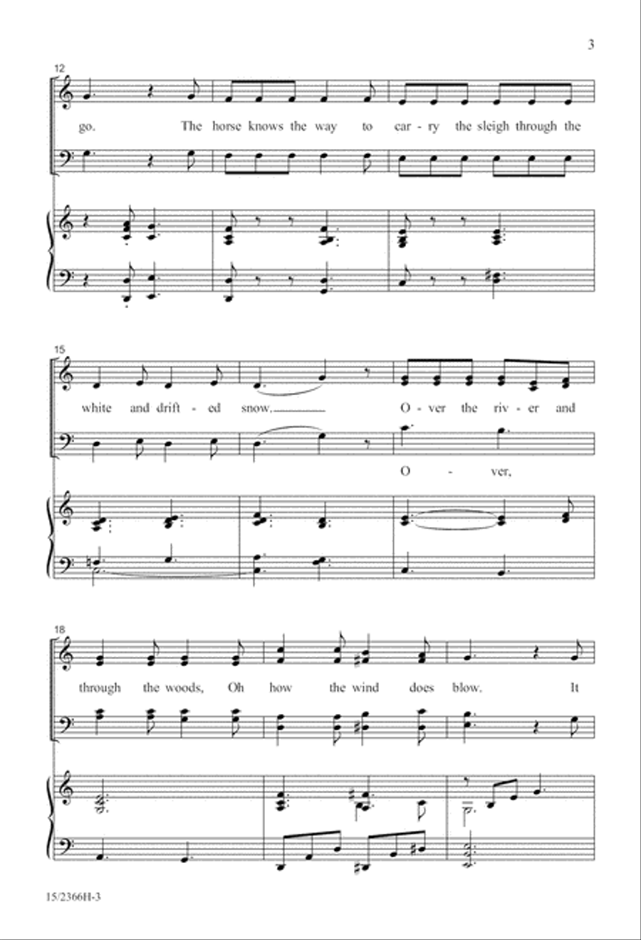 A Family Christmas Spectacular 4-Part scores gallery preview page 4