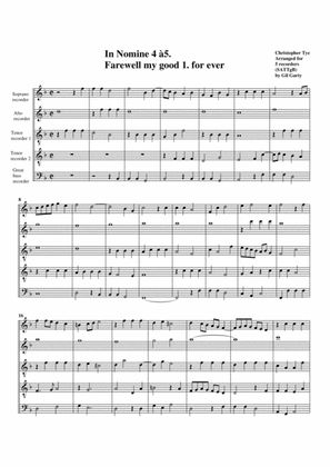 In Nomine no.4 a5 (arrangement for 5 recorders)