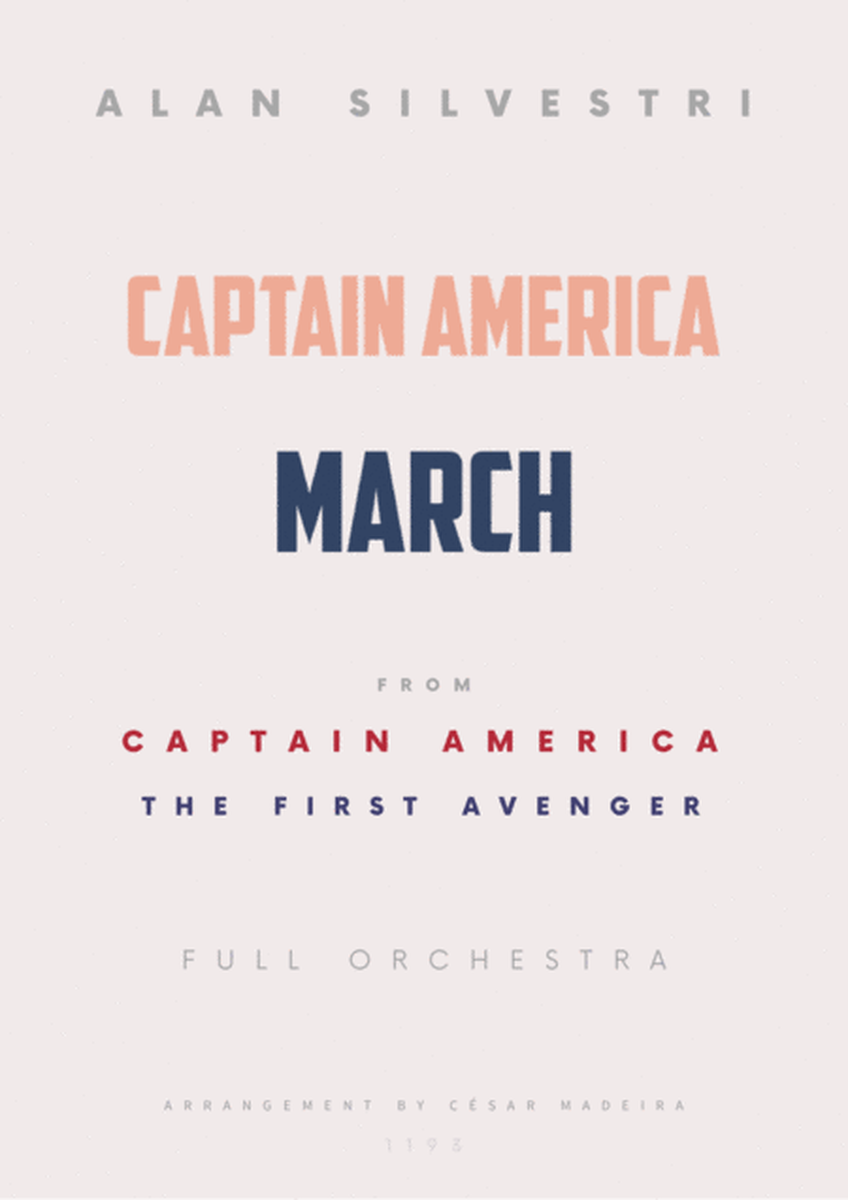 Captain America March - Score Only image number null