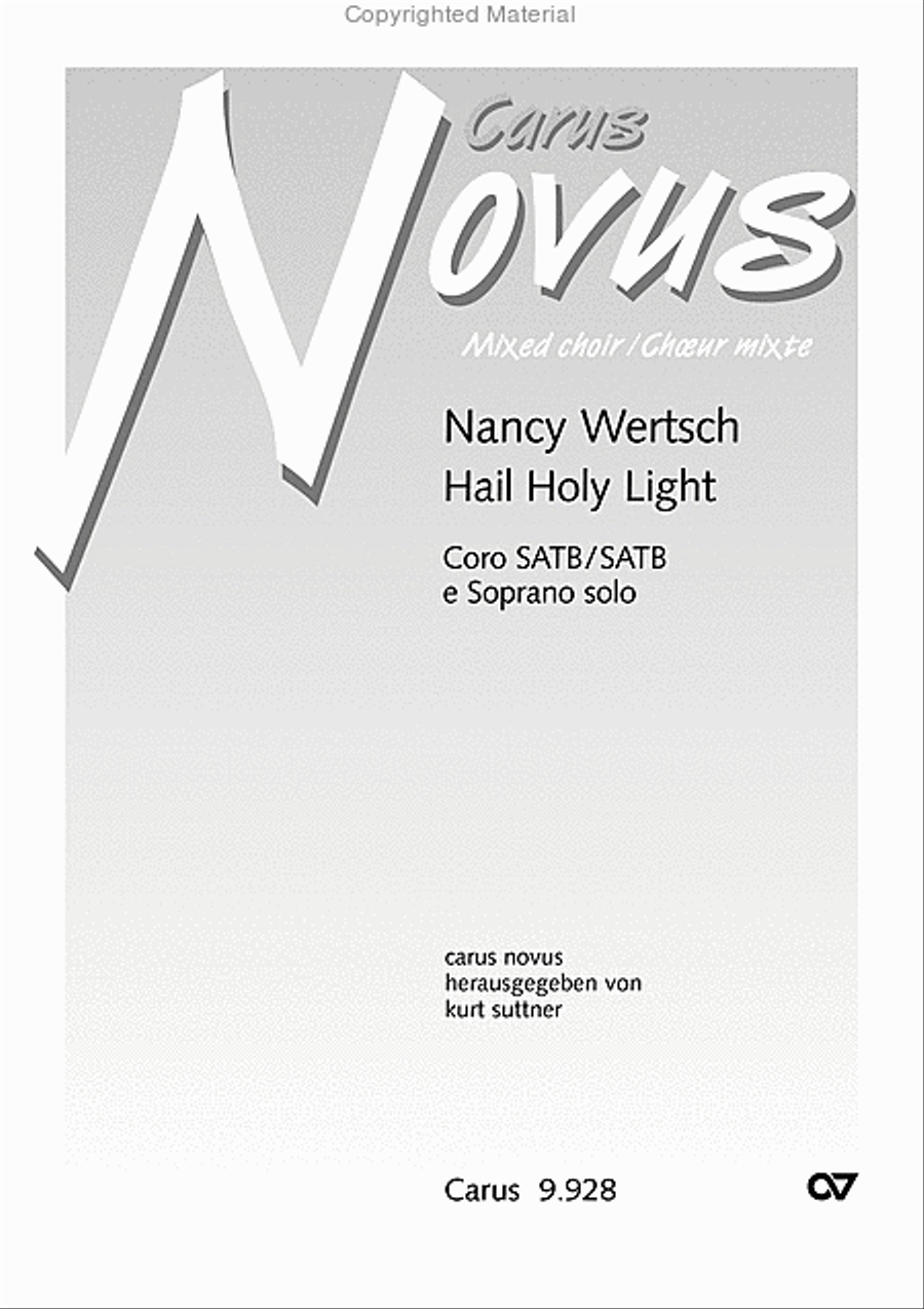 Hail Holy Light 4-Part scores gallery preview page 2
