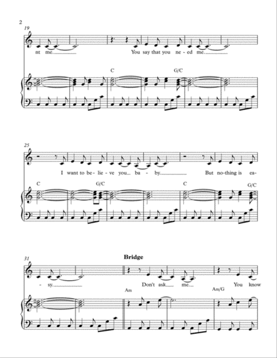 All For You Voice scores gallery preview page 2