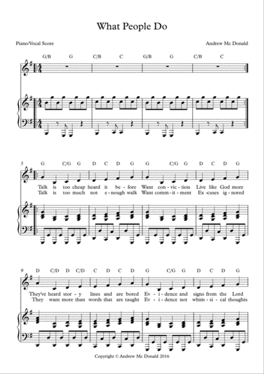 What People Do Voice scores gallery preview page 2