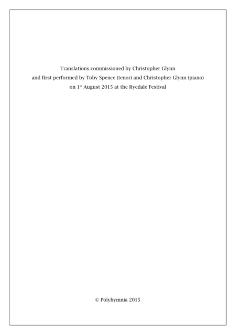 The Fair Maid of the Mill (Die Schone Mullerin) translated J. Sams (original keys) The Fair Maid of the Mill (Die Schone Mullerin) translated J. Sams (original keys) Voice scores gallery preview page 2