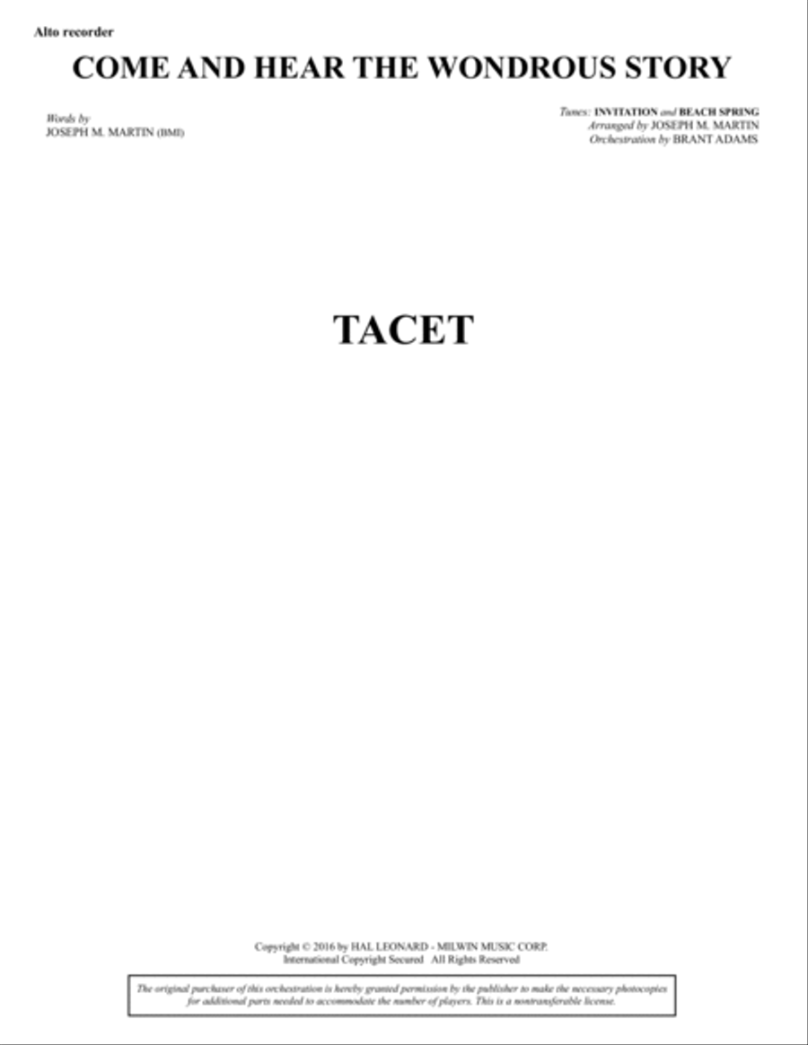Sacred Places - Recorder Choir scores gallery preview page 3