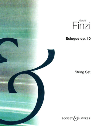 Book cover for Eclogue for Piano and String Orchestra, Op. 10