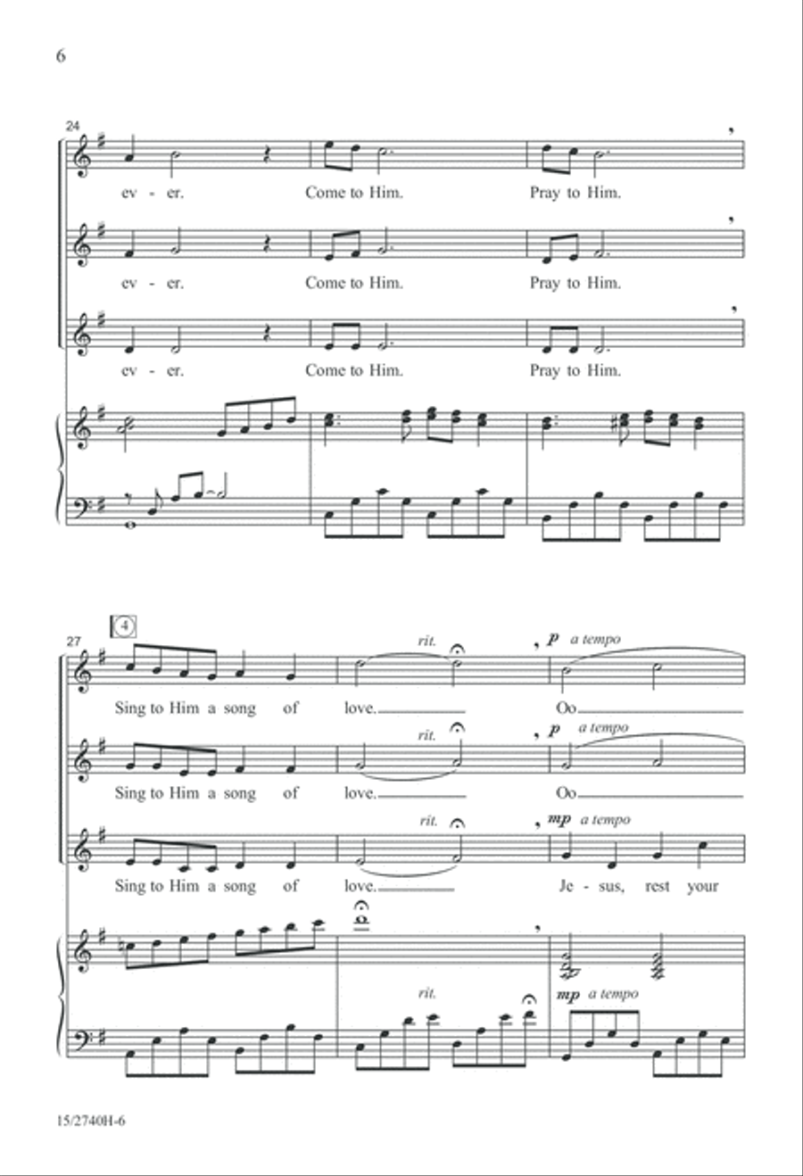 A Lullaby Alleluia A Lullaby Alleluia SSA scores gallery preview page 6