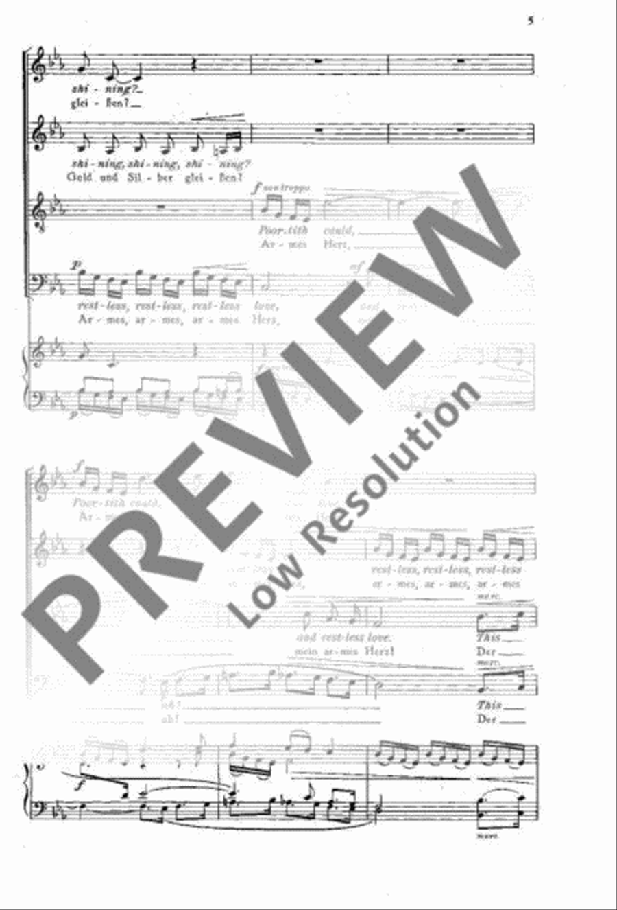 Four Songs from the British Isles 4-Part scores gallery preview page 5