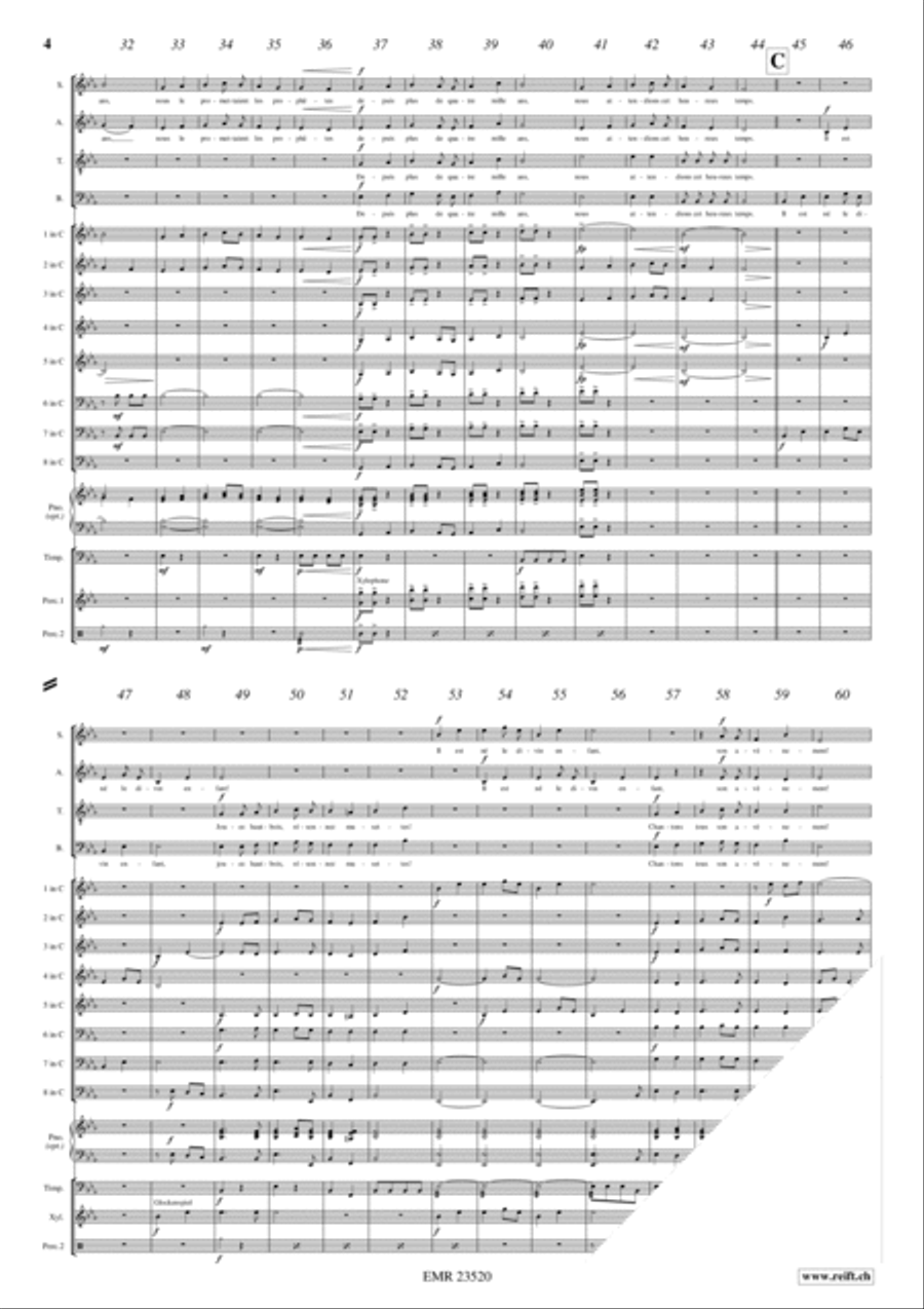 Il Est Ne Le Divin Enfant 4-Part scores gallery preview page 4