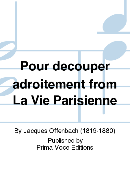 Pour decouper adroitement from La Vie Parisienne