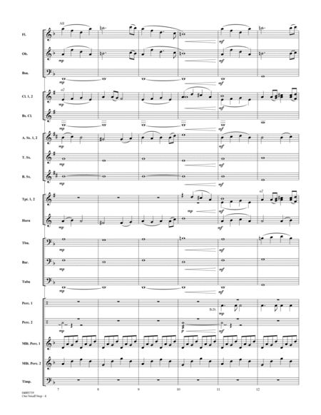 One Small Step - Conductor Score (Full Score)