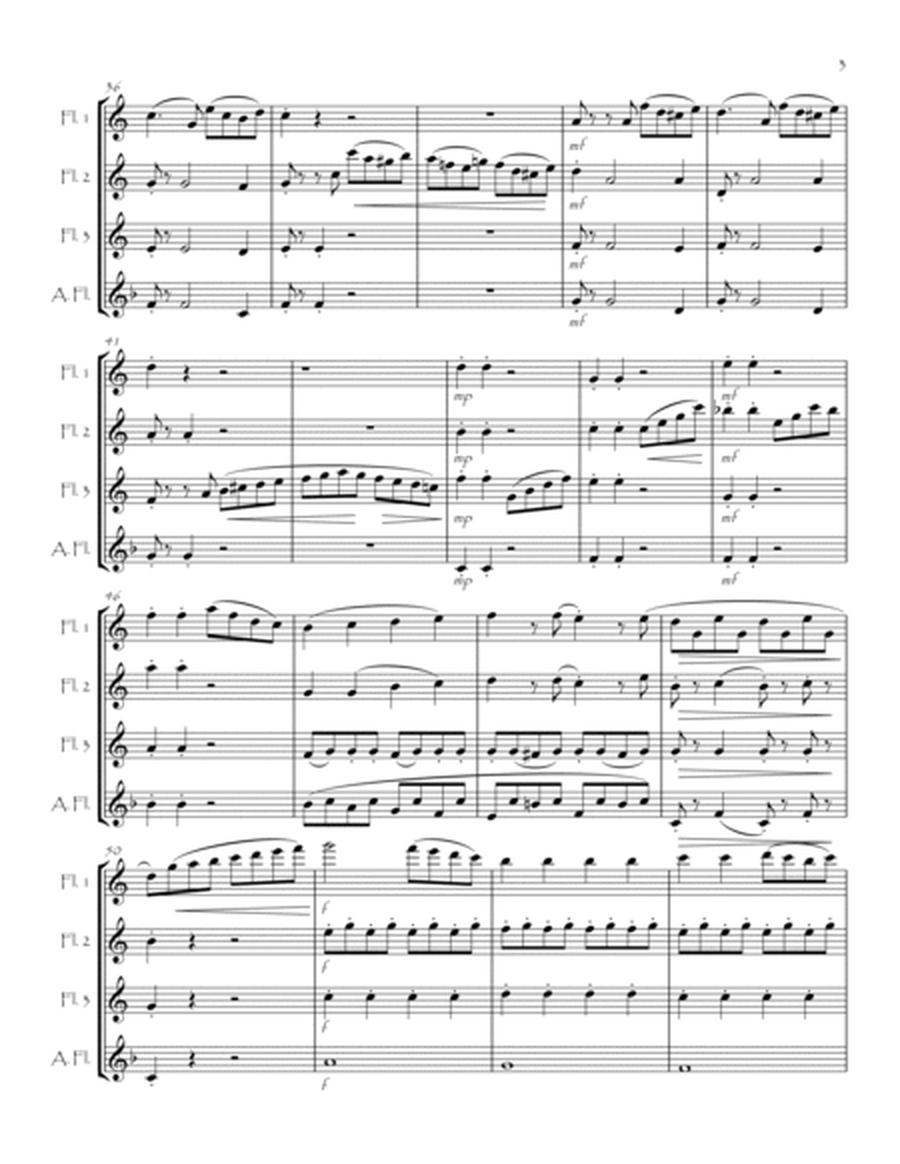 Sonatina Op55 No1 for Flute Quartet image number null