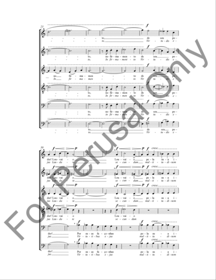 Salmo 150 4-Part scores gallery preview page 4