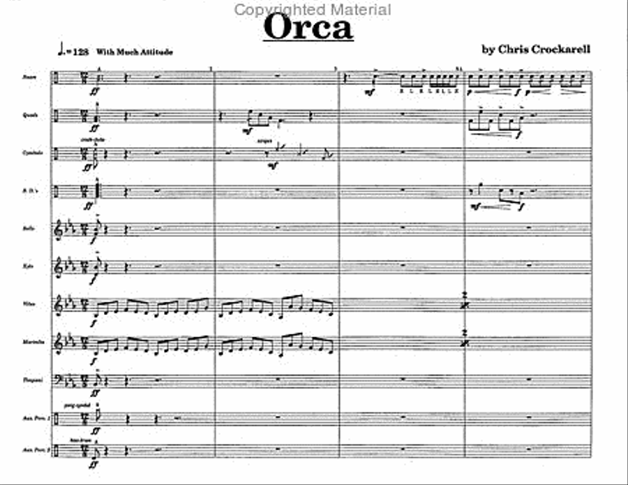 Orca Percussion Ensemble scores gallery preview page 3