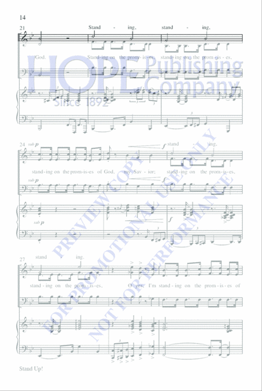 Gospel Greats 3-Part scores gallery preview page 15