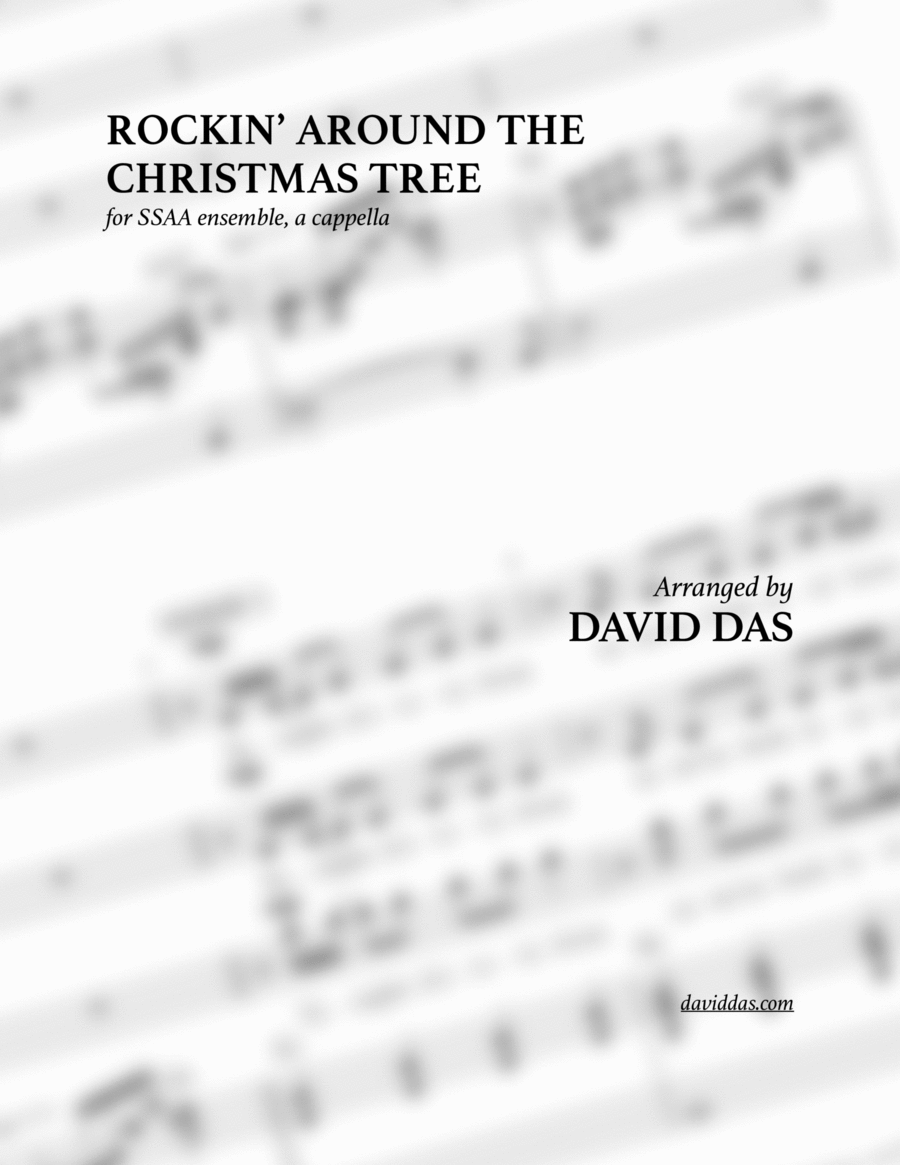 Rockin' Around The Christmas Tree SSAA scores gallery preview page 1