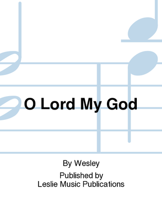 Book cover for O Lord My God