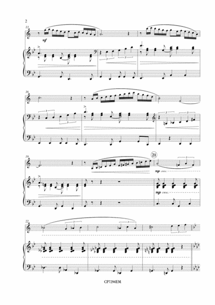 Clarimotion for Clarinet and Piano