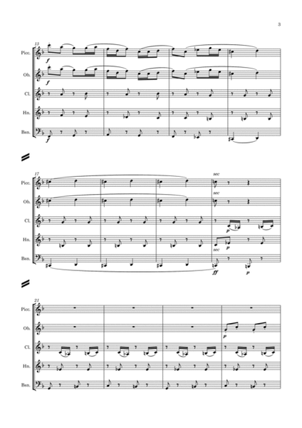Satie: La Belle Excentrique - Grand ritournelle - wind quintet image number null