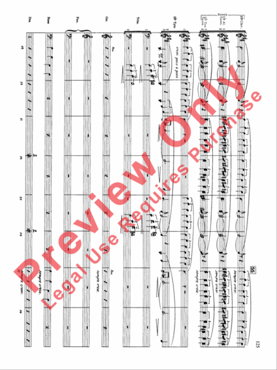 Original Big Band Sounds Big Band scores gallery preview page 126