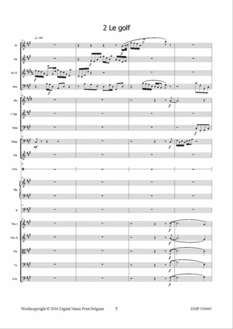 Chansons DAprès Satie Orchestra scores gallery preview page 3