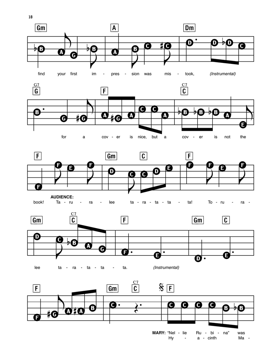 A Cover Is Not The Book (from Mary Poppins Returns) Electronic Keyboard scores gallery preview page 3