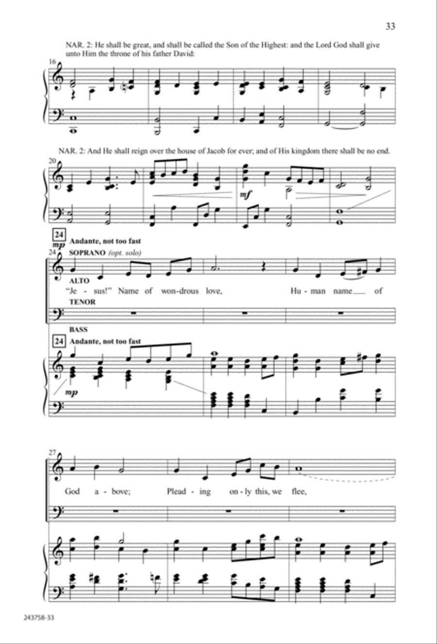 Lord of Glory 4-Part scores gallery preview page 15