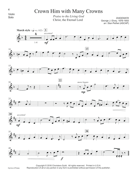 Hymns of Praise - Violin(s)
