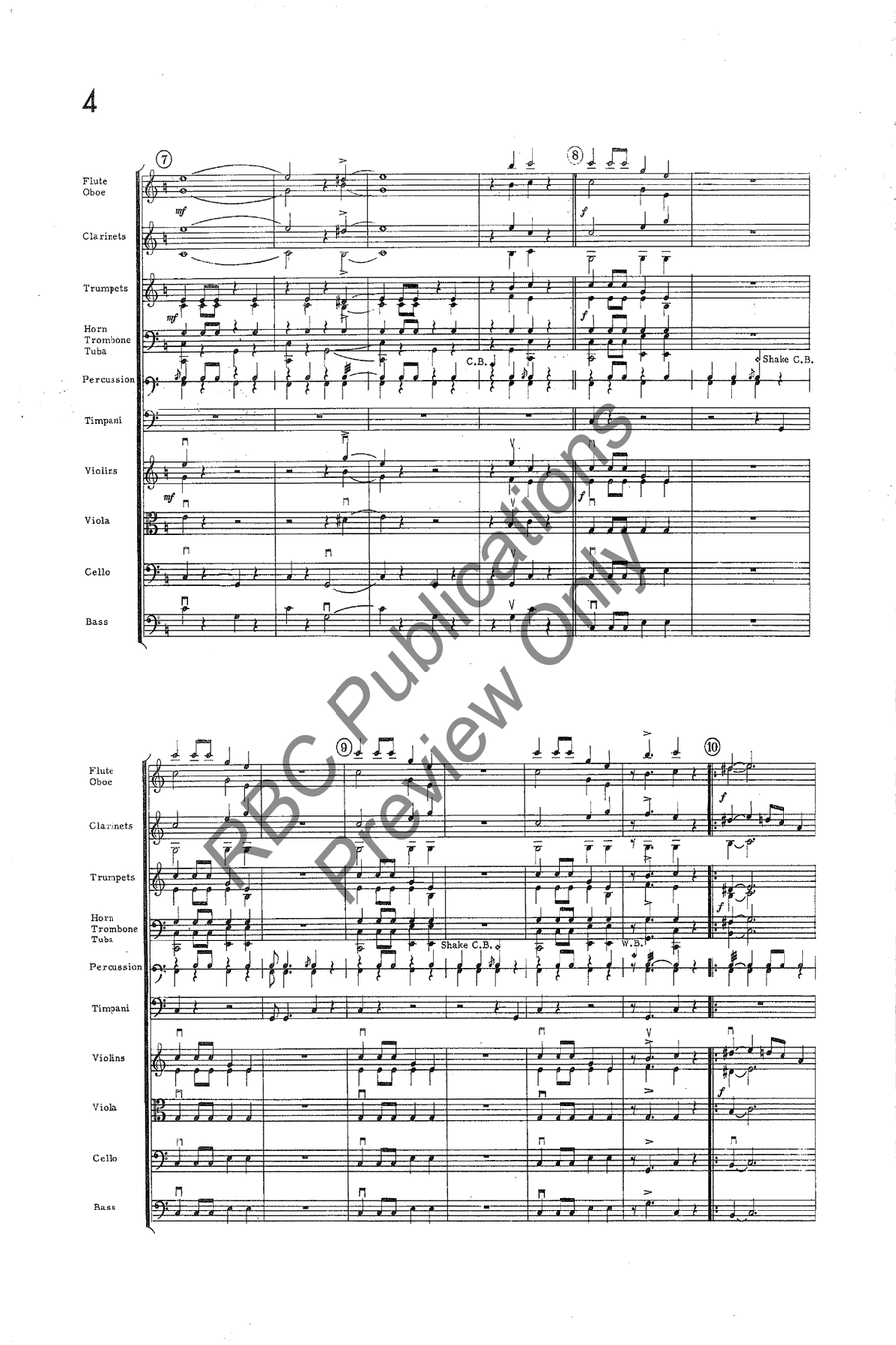 Cripple Creek Full Orchestra scores gallery preview page 5