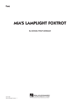 Mia's Lamplight Foxtrot - Piano