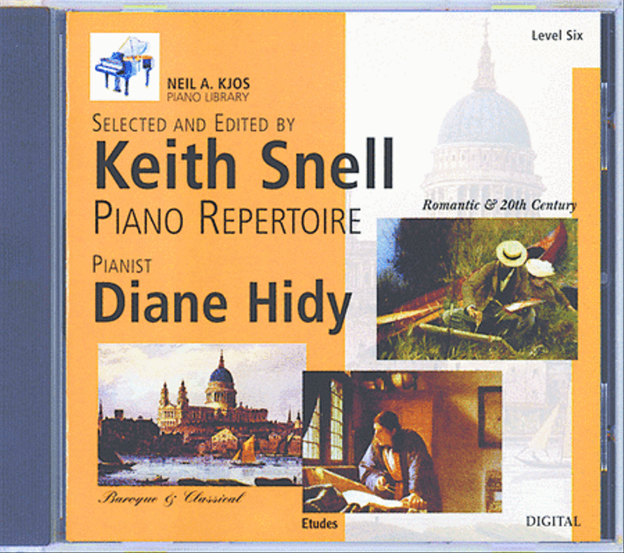 Neil A. Kjos Piano Library CD: Baroque/Classical, Romantic, Etudes, Prep & Level 6 Piano Method scores gallery preview page 1