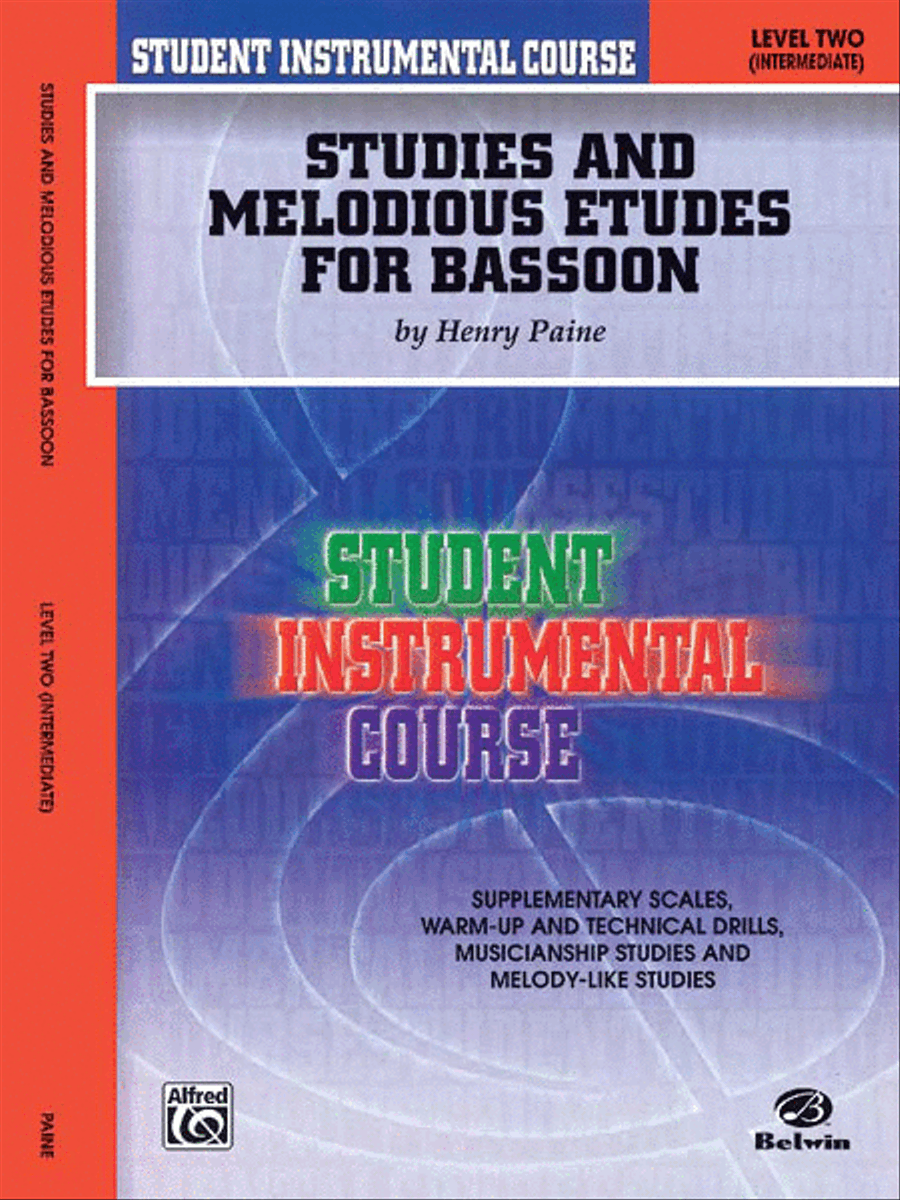 Student Instrumental Course Studies and Melodious Etudes for Bassoon Bassoon Solo scores gallery preview page 1