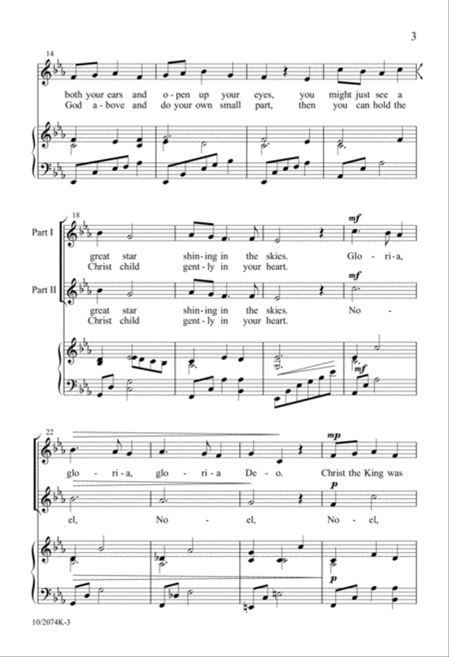 That Blessed Christmas Night 2-Part scores gallery preview page 3