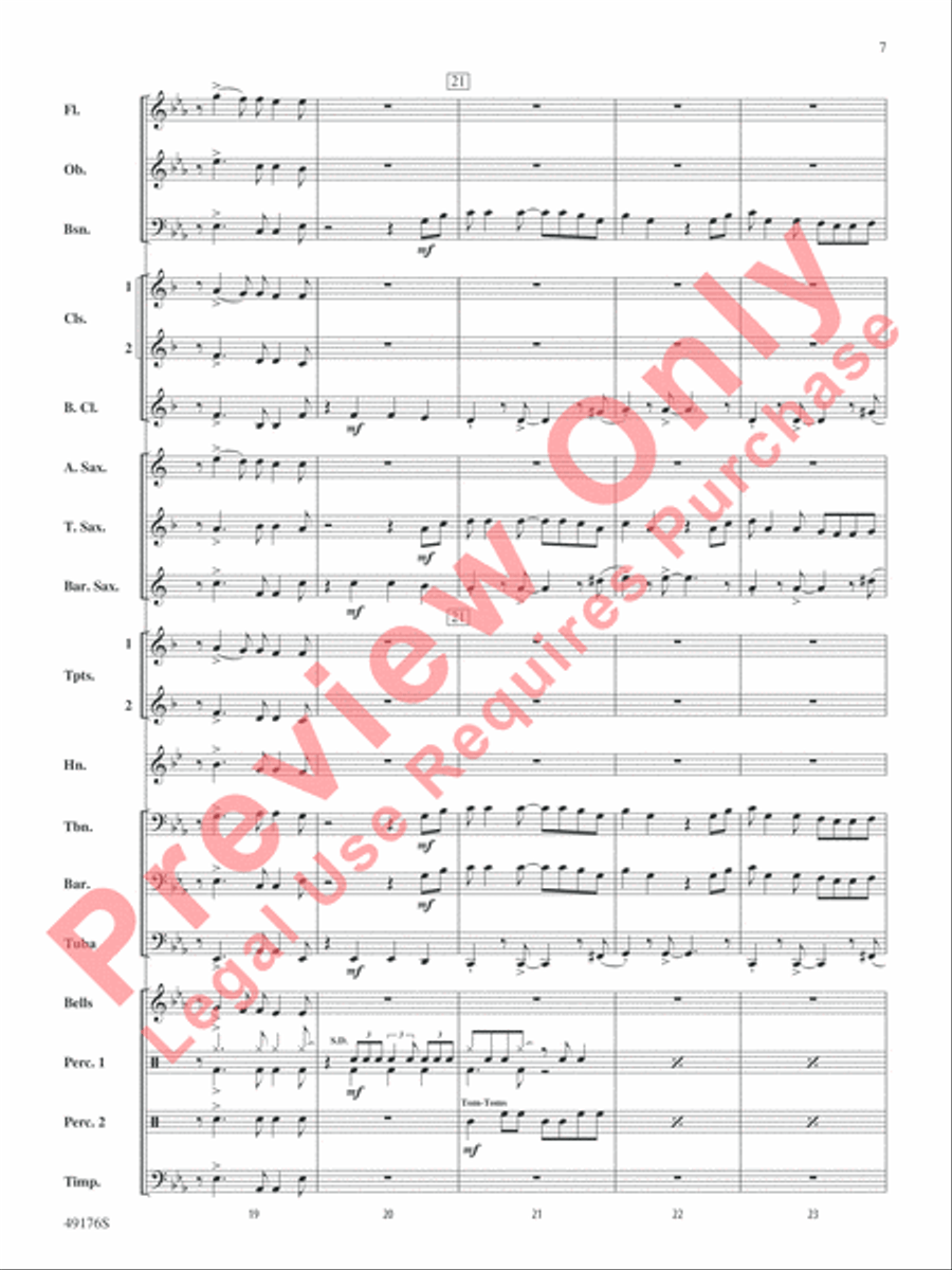 It's All Right Concert Band scores gallery preview page 8