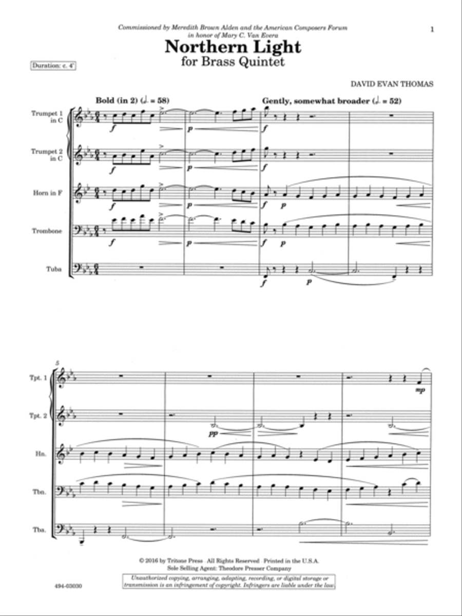 Northern Light Chamber Music scores gallery preview page 2
