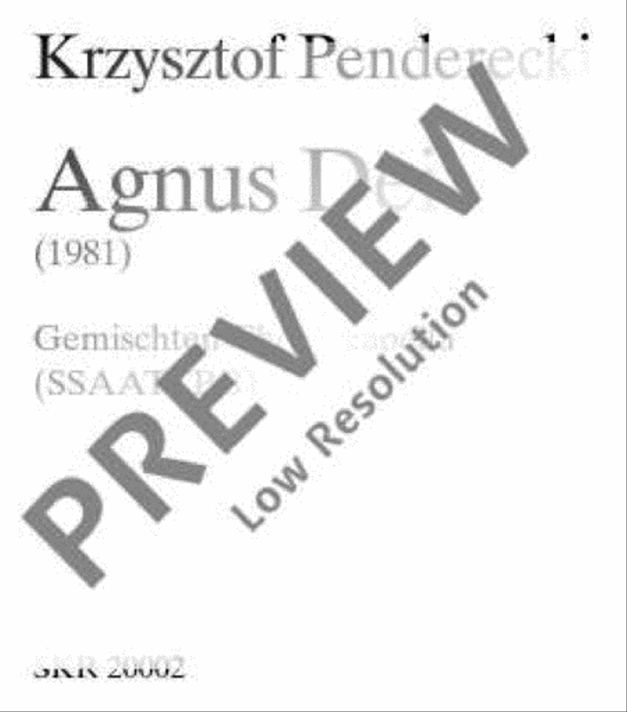 Agnus Dei Divisi scores gallery preview page 2